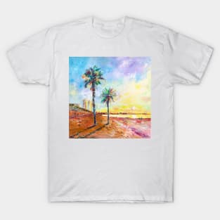 Palm Trees. Barceloneta Beach T-Shirt